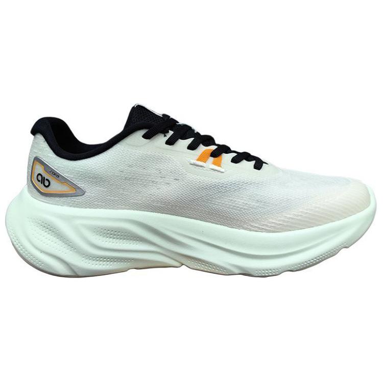 Erke Slip Resistant Abrasion Resistant Low top Casual Running Shoes Men’s White Black