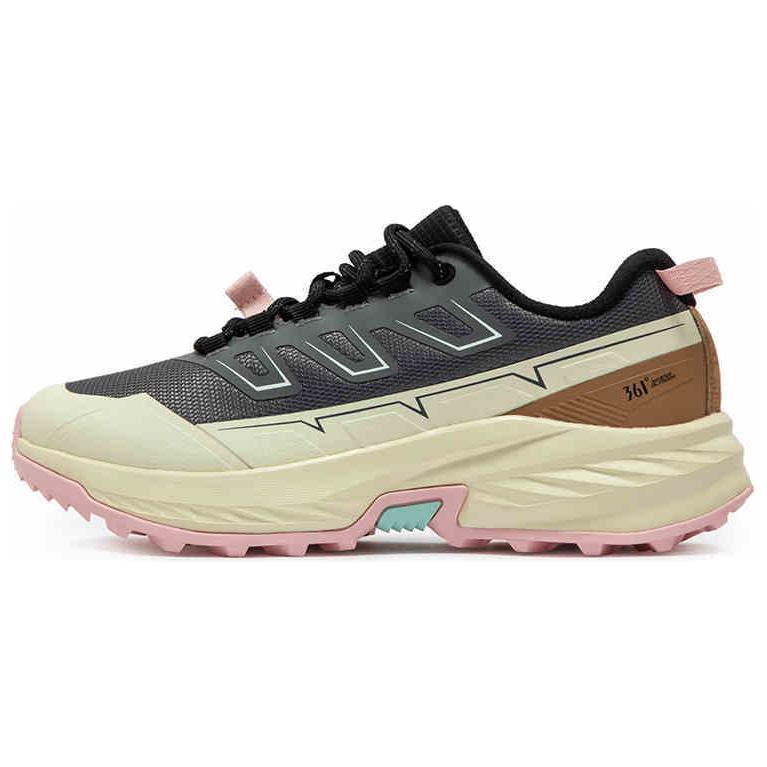 361° Slip Resistant Abrasion Resistant Low top Running Shoes Women’s Gray Beige