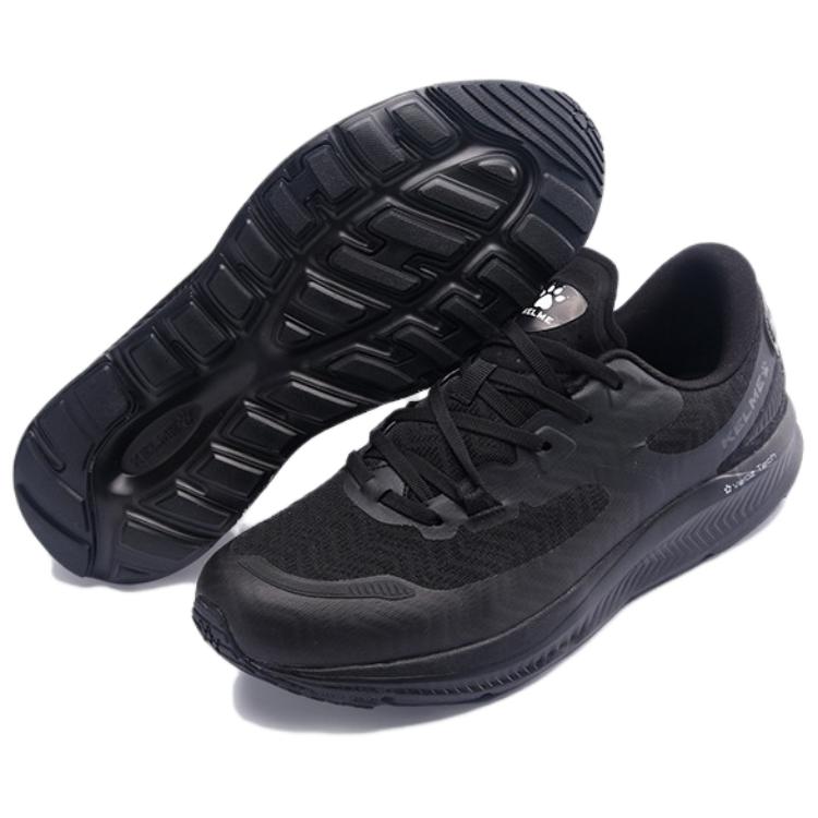 KELME Cushioning Abrasion Resistant Low top Casual Running Shoes Unisex Black