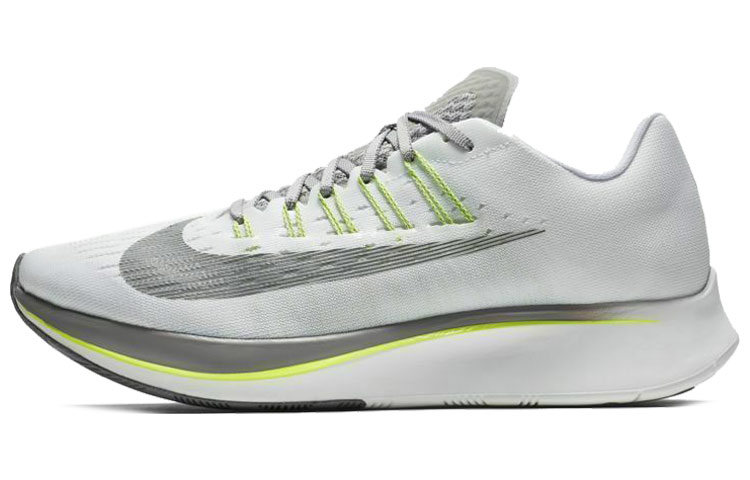Мужские кроссовки Nike Zoom Fly 1 (серо-желтые)