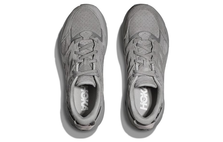 HOKA ONE ONE Clifton L Suede Limestone All Gender