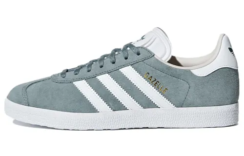 Adidas Originals GAZELLE Chaussures Comfortable Low top Skateboard Shoes Women's Green White