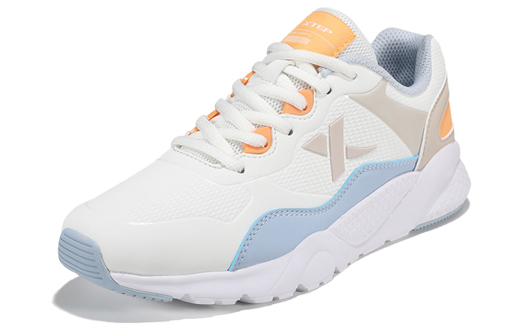XTEP Running Shoes Women’s Beige Blue Yellow