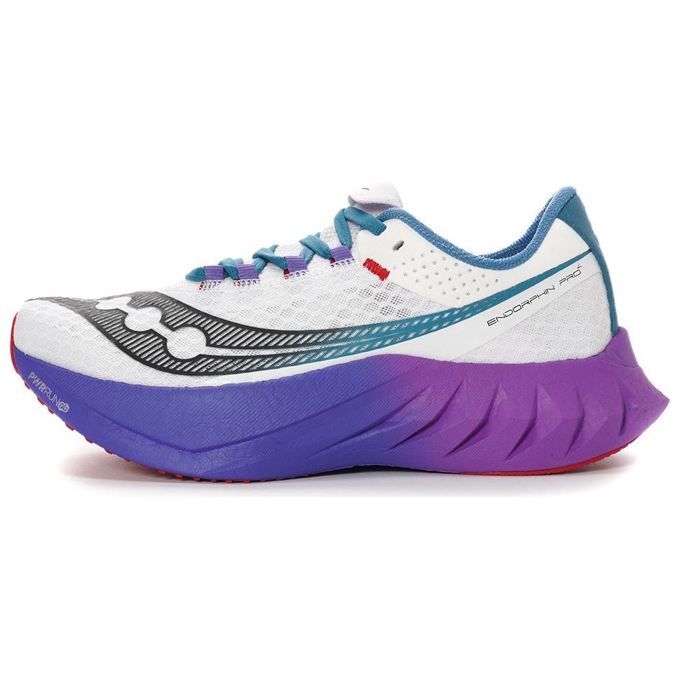 Saucony Endorphin Pro Peng 4 Mesh Low top Running Shoes Men’s White Purple