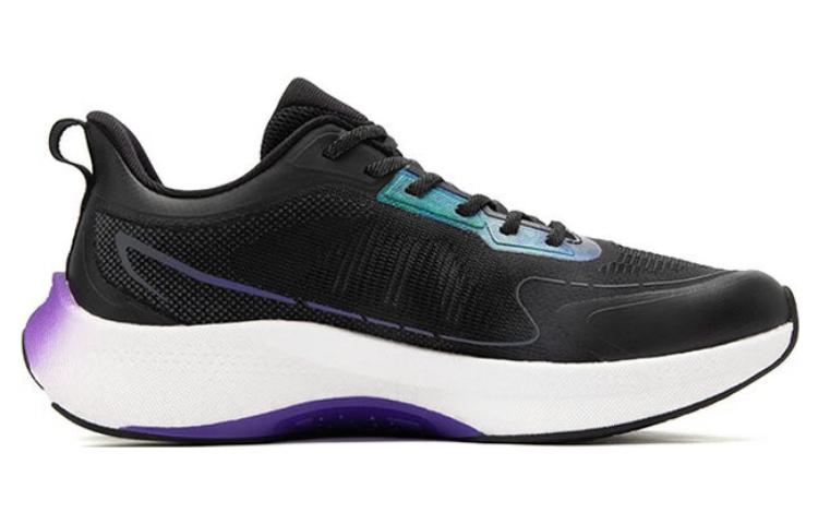 QIAODAN Flying Shadow 3.0 Slip Resistant Rebound Low top Running Shoes Men’s Black Purple