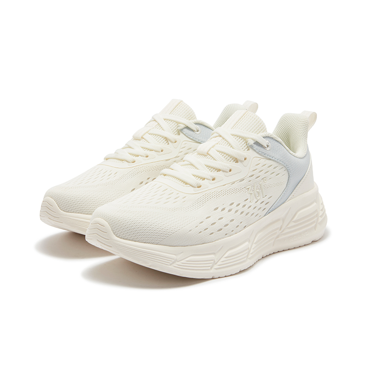 361° Slip Resistant, Abrasion Resistant, Breathable Low top Running Shoes Women’s White Glass Blue