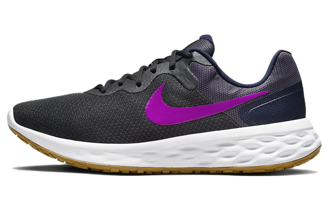 Кроссовки Nike Revolution 6 Next Nature (черно-сине-пурпурные)