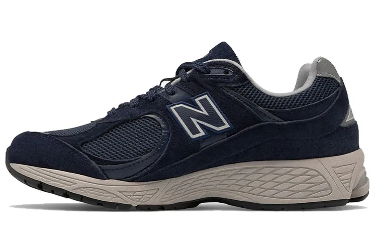 New Balance NB 2002R Classic Cushioning Slip Resistant Abrasion Resistant Low top Running Shoes Unisex Marine Blue