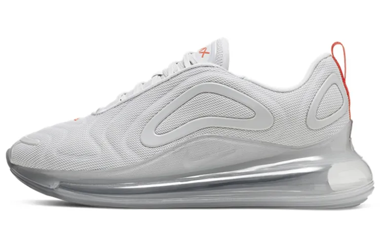 Nike Air Max 720 Pure Platinum Red Heel