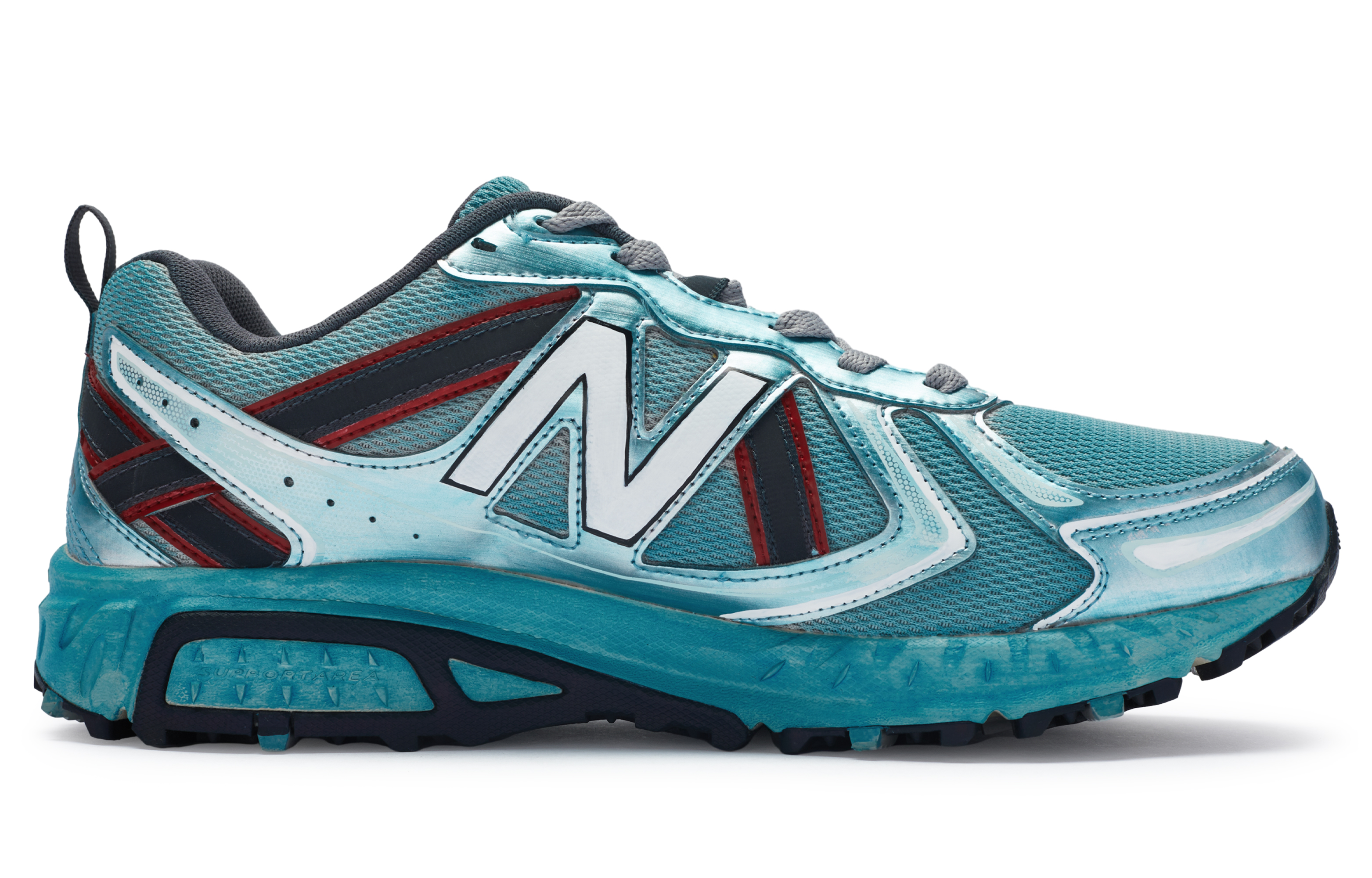 New Balance NB 410 V5 811 Manufacturing, Laser Space Low top Running Shoes Unisex Blue White
