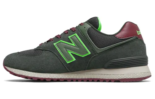 574 New Balance 'Dark Olive Energy Lime'