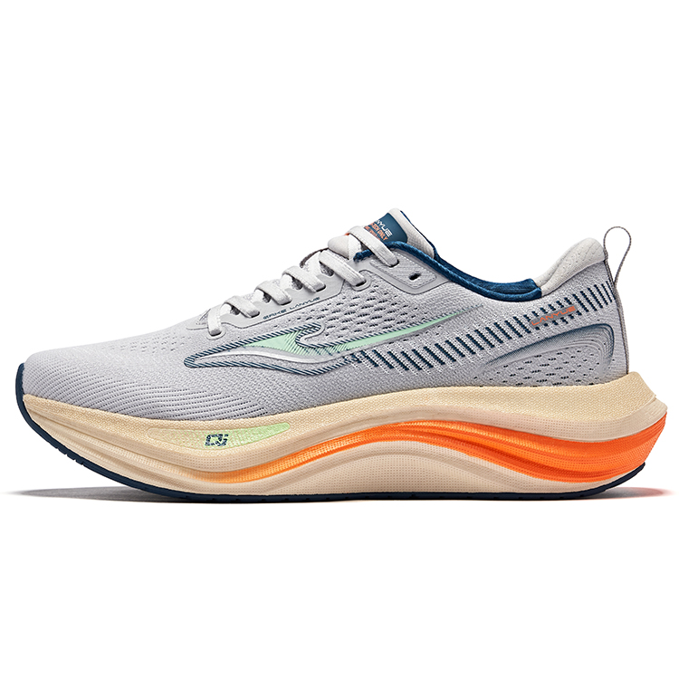 Erke Lanyue 2.0 Cushioning Rebound Low top Casual Training City Commuting Running Shoes Men’s Mist Gray Tide Blue