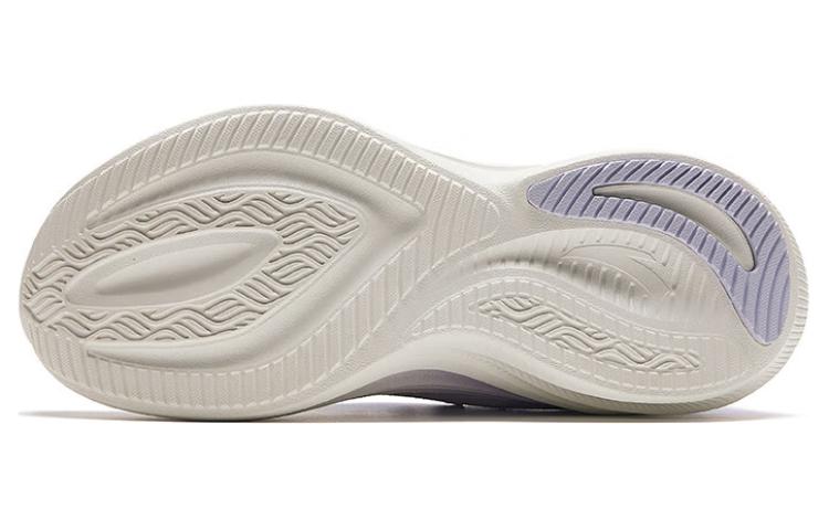 Anta Leaf Slip Resistant Abrasion Resistant Low top Casual Running Shoes Women’s White Purple