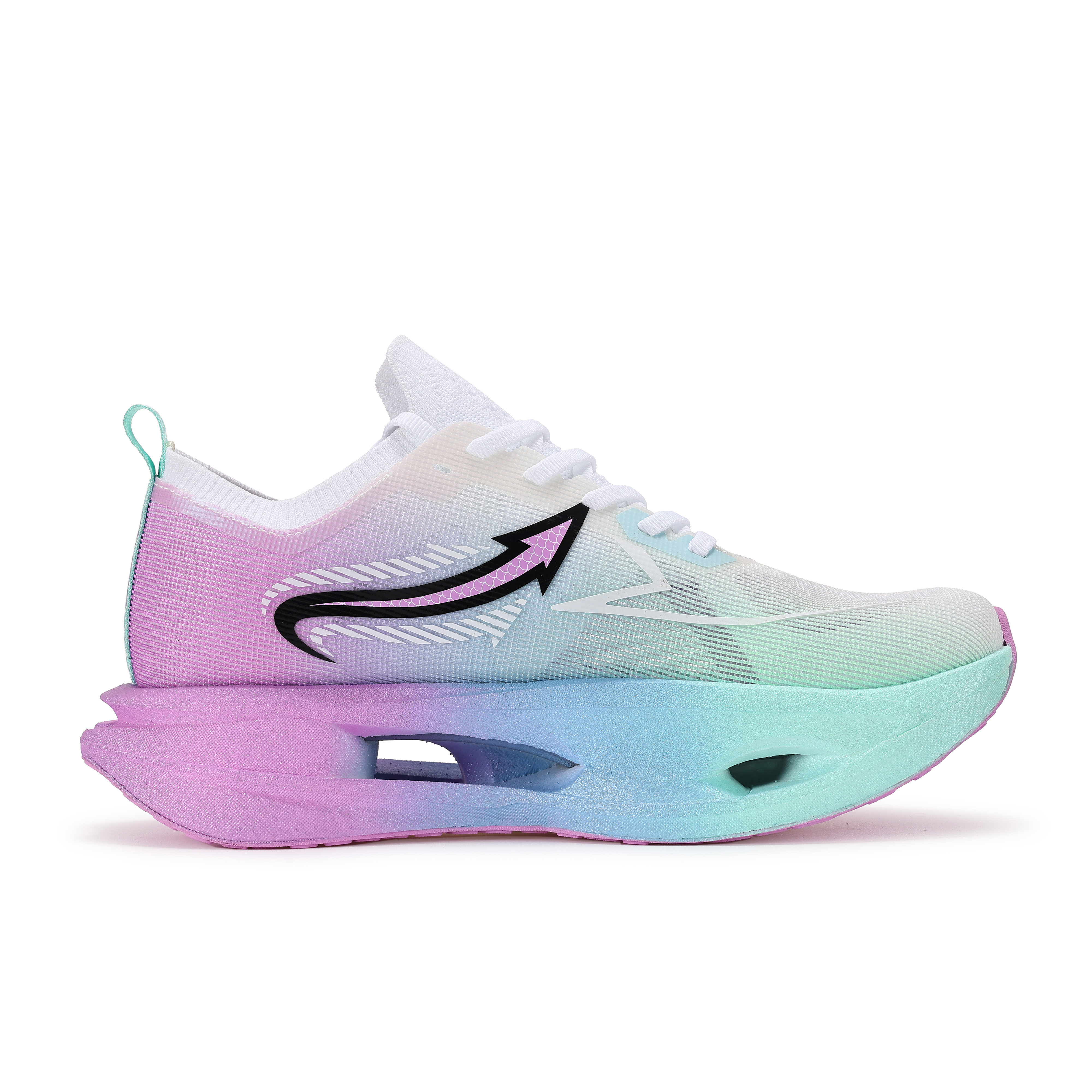 JINGYE Low top Racing Running Shoes Unisex Pink Blue Swift Wind