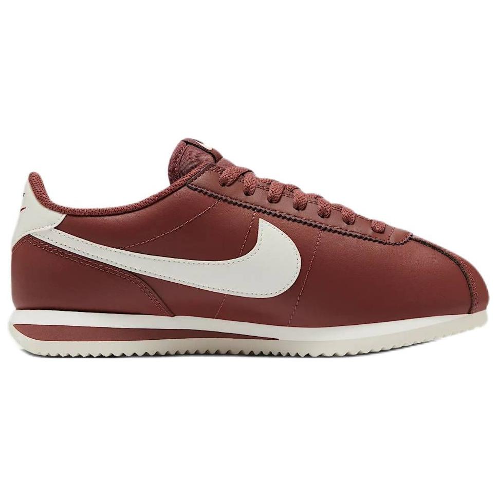Nike Cortez Slip Resistant Abrasion Resistant Low top Casual City Commuting Running Shoes Women’s Red Brown