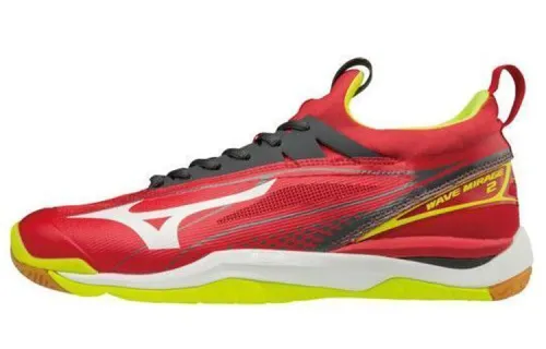 Mizuno Wave Mirage 2 Rojo Low Tops Wear resistant Red White
