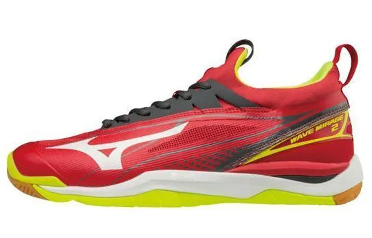 Mizuno Wave Mirage 2 Rojo Low Tops Wear resistant Red White