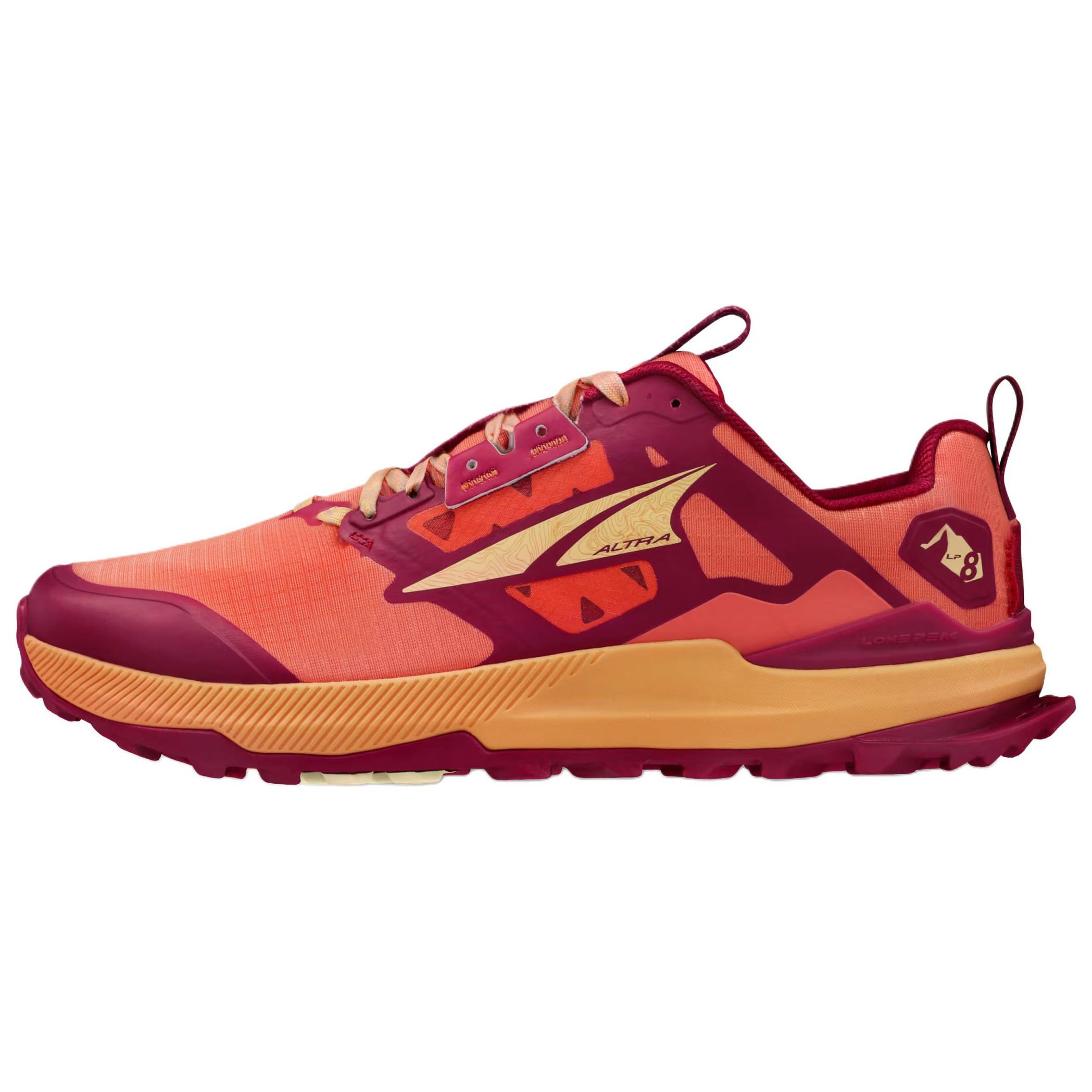 Altra Slip Resistant Abrasion Resistant Low top Running Shoes Women’s Red Orange