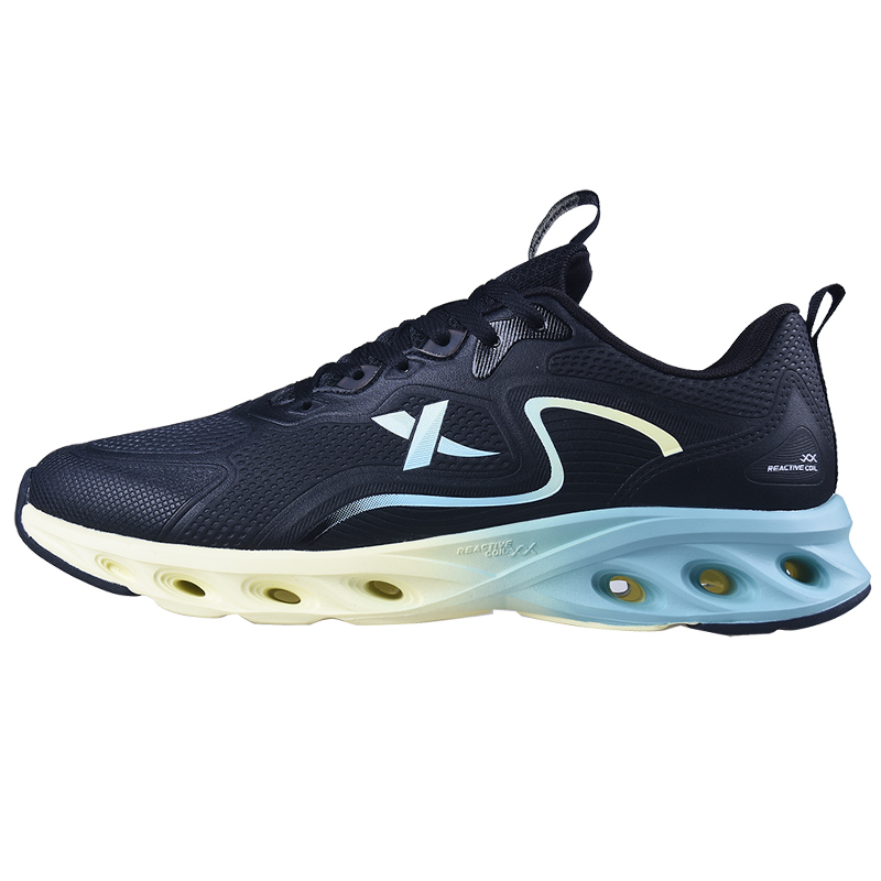 XTEP Cushioning, Wear Resistant Low top Casual Running Shoes Men’s Black