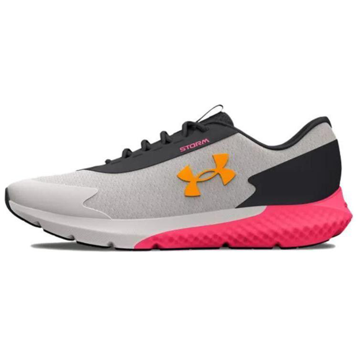 Under Armour Charged Rogue 3 Abrasion Resistant Abrasion Resistant Low top Running Shoes Women’s Gray Black Pink