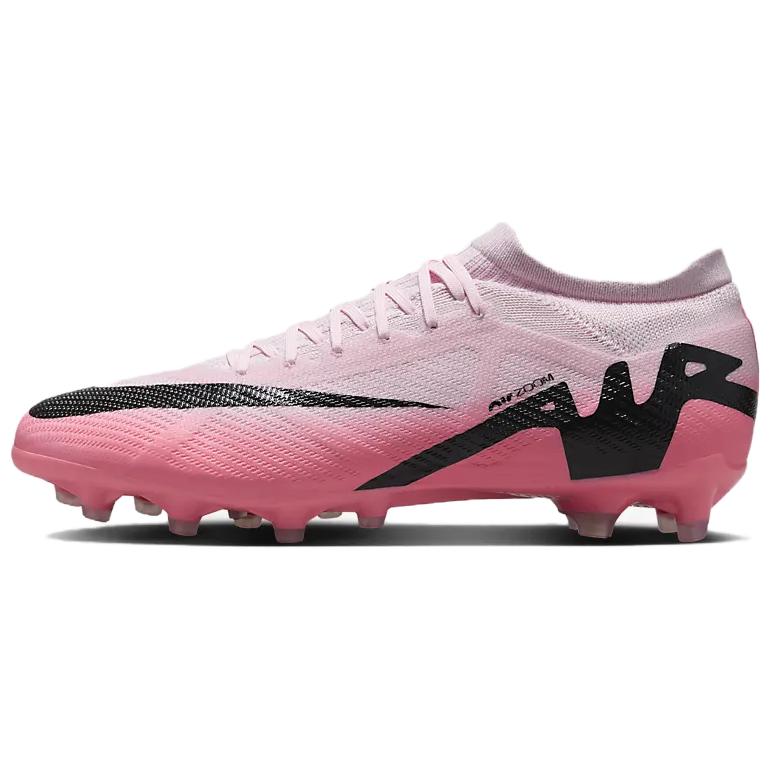 Nike Zoom Vapor 15 Pro Comfortable and Fashionable AG (Glue Short Nails) Artificial Grass Football Shoes Men's Pink and Black
