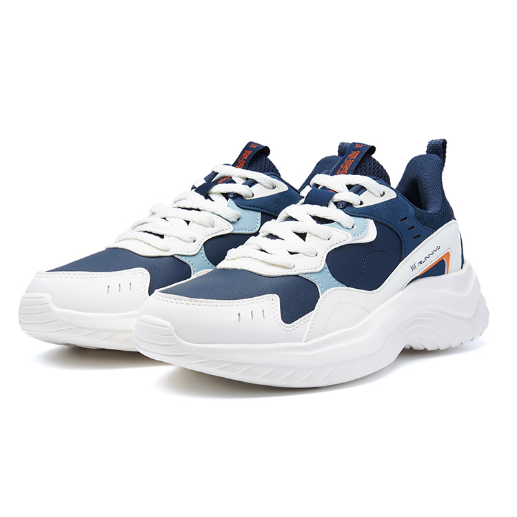 361° Cushioning Low top Running Shoes Men’s White Blue
