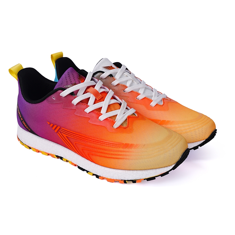 VOIT x IFXRN Running Shoes Unisex Left Orange Red Blue/Right Yellow Red Purple