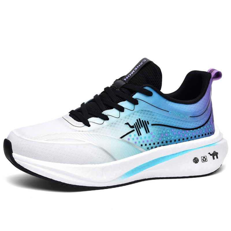 LINGHANGLUOTUO Mesh Slip Resistant And Breathable Coverage Low top Sprint Running Shoes Men’s
