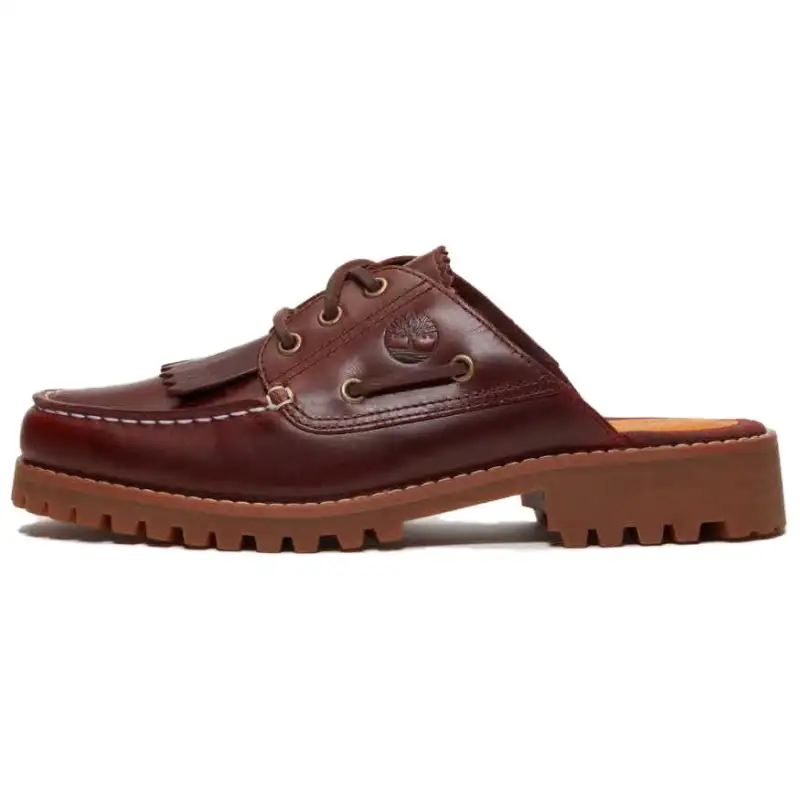Timberland lace-up leather mules Women's