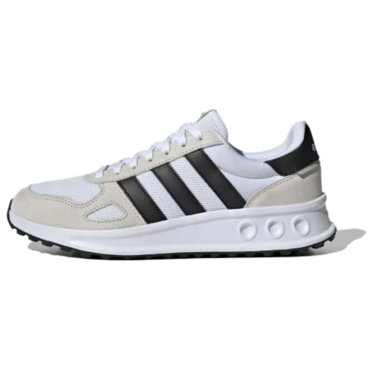 Adidas Slip Resistant Abrasion Resistant Low top Running Shoes Men's White Black
