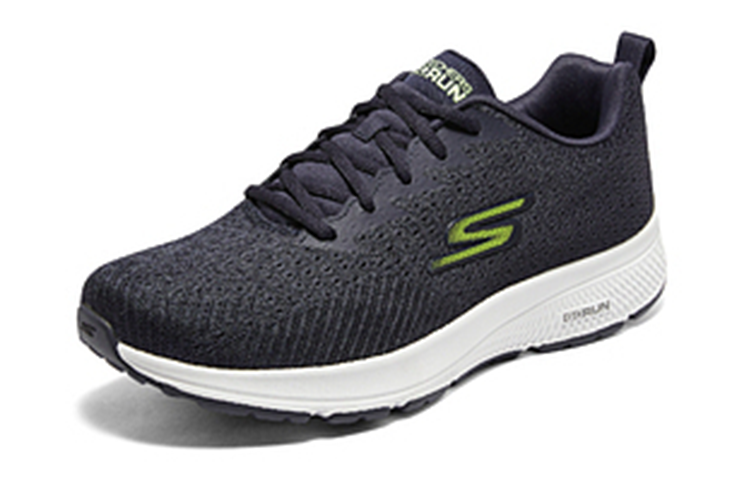 Skechers Go Run Consistent Fabric Low top Running Shoes Men's Black Green
