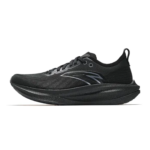 Anta Horsepower 2 Low top Marathon Training Race Running Shoes Men's Black