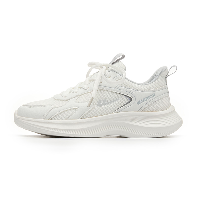WARRIOR Running Shoes Unisex Low Top White