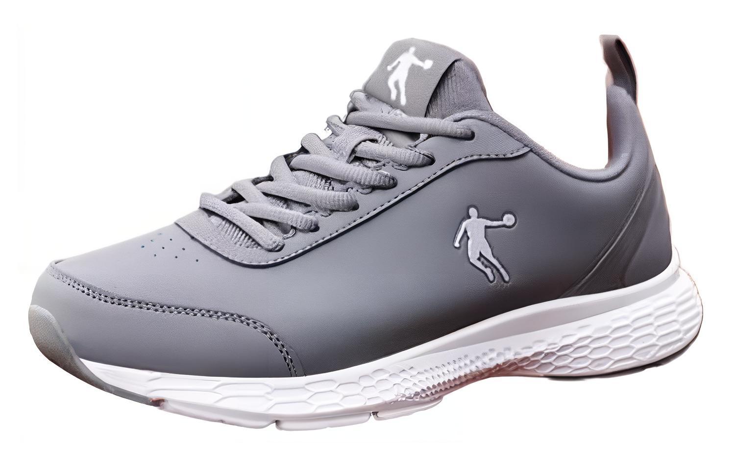 QIAODAN Slip Resistant Low top Running Shoes Men’s Gray