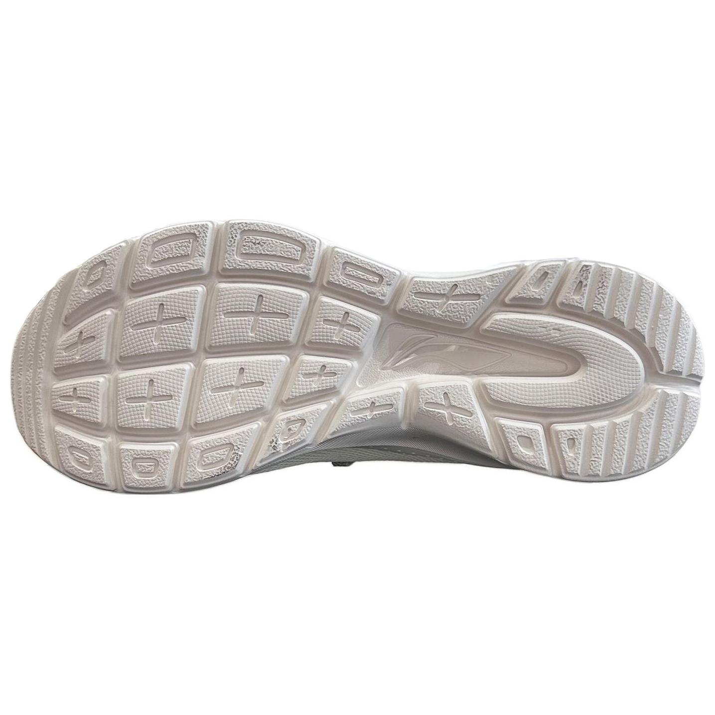 Li Ning Slip Resistant Abrasion Resistant Low top Casual Running Shoes Women’s White Gray