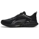 Li Ning Comfortable And Breathable Fabric Cushioning, Wear Resistant Low top Running Shoes Men's Black