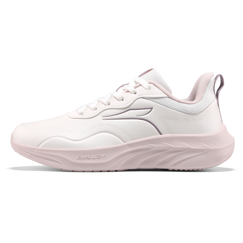361° Wear resistant And Lightweight Low top Running Shoes Women’s White Pink