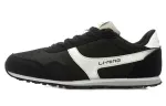 Li Ning Cushioning Slip Resistant Abrasion Resistant Breathable Lightweight Low top Running Shoes Men's Black