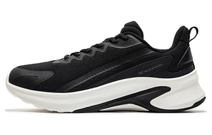 361° Versatile Abrasion Resistant Abrasion Resistant Low top Running Shoes Men’s Black White