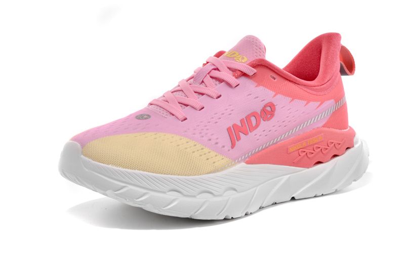 JNDO Slip Resistant Abrasion Resistant Low top Lightweight Running Shoes Women’s Macaroon Pink