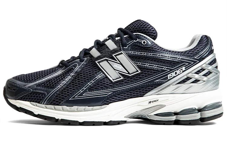 New Balance NB 1906R Mesh Abrasion Resistant Low top Casual Running Shoes Unisex Navy Blue
