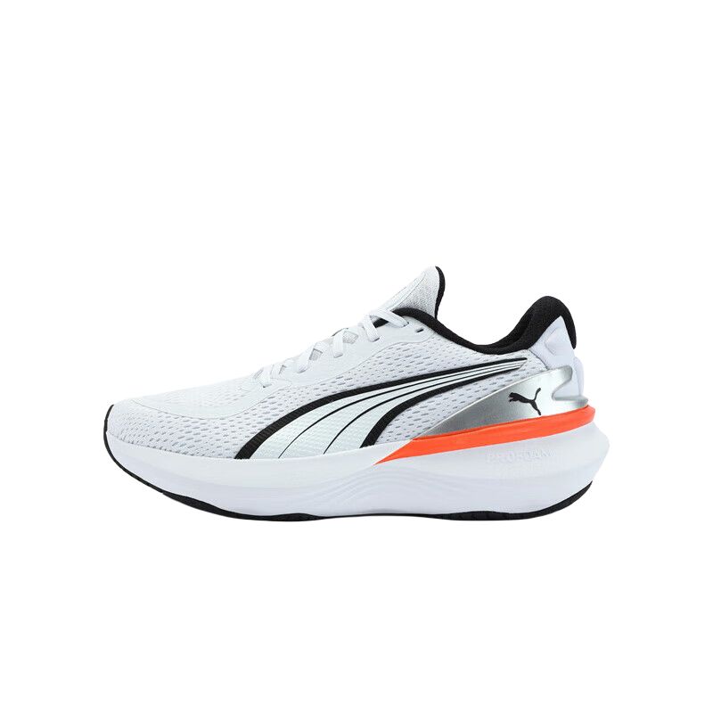 PUMA Sind Cushioning, Wear Resistant Low top Casual Running Shoes Unisex White