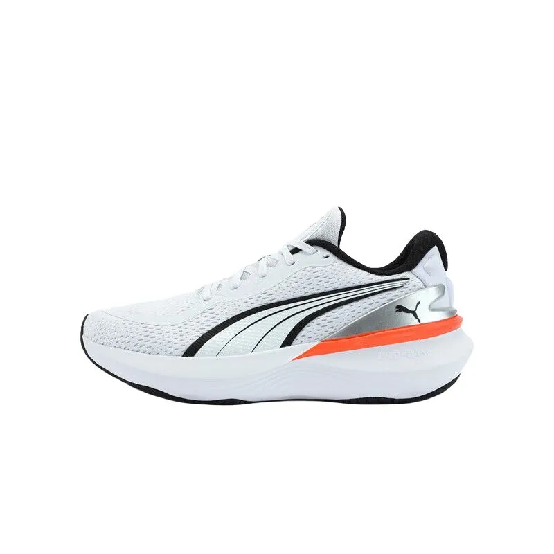 PUMA Sind Cushioning, Wear Resistant Low top Casual Running Shoes Unisex White