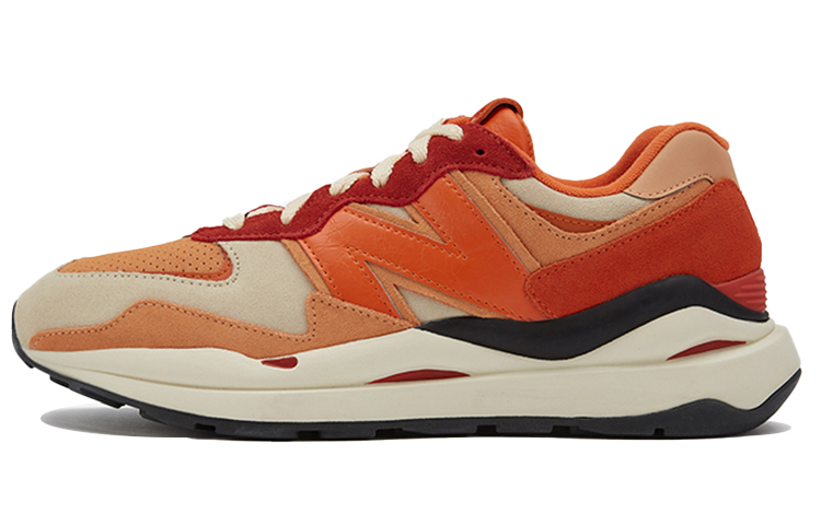 CONCEPTS x New Balance NB 5740 \"Headin' Home\"Trendy sports two-layer cowhide low-top running shoes men's orange and white