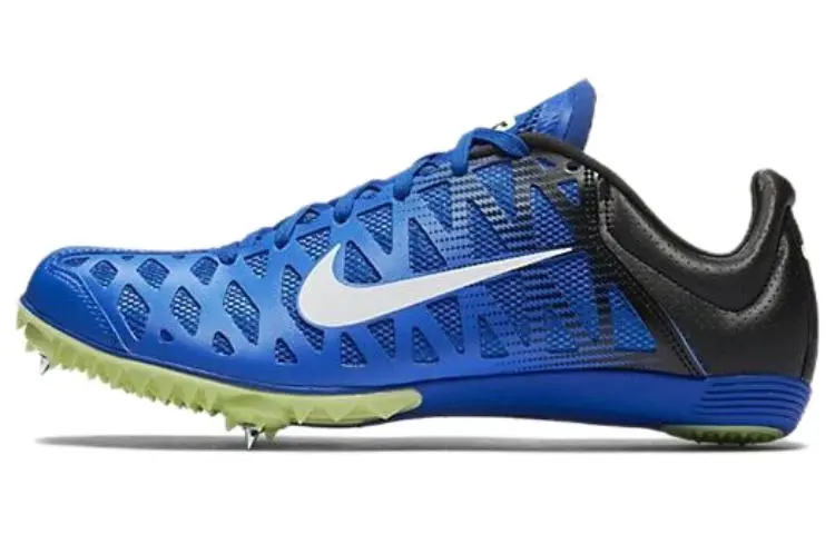 Nike Zoom Maxcat 4 Cushioning Slip Resistant Cushioning Slip Resistant Low top Running Shoes Men's Blue Black