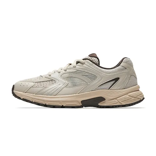 Anta Height Increasing Lightweight Breathable Low top Casual City Commuting Running Shoes Women's Brown Gray