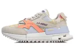 Li Ning 001 Ingenuity Textile, Synthetic Leather Cushioning Slip Resistant Abrasion Resistant Low top Running Shoes