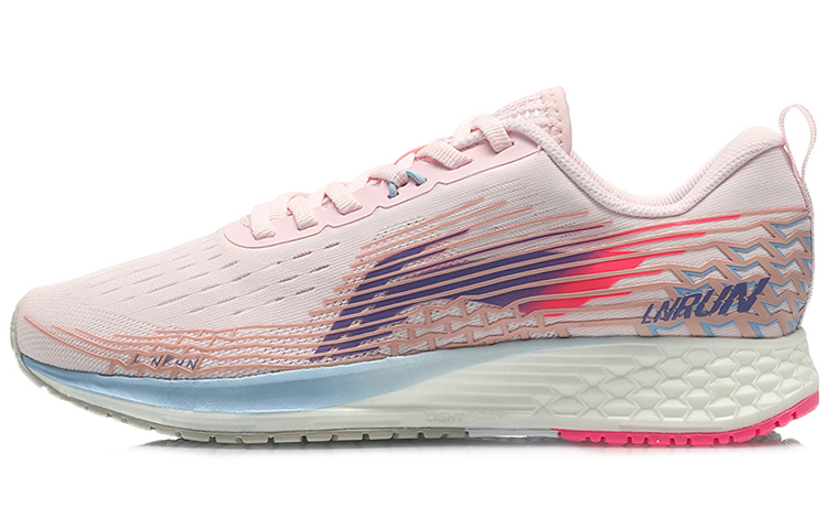 Li Ning Red Hare 4 V2 Slip Resistant Abrasion Resistant Low top Running Shoes Women’s Pink