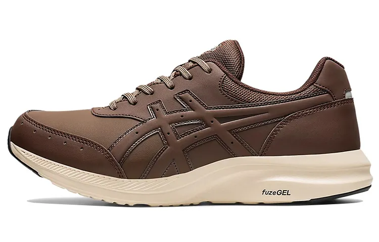 Asics Gel Fun Walker 414 2E Width Low top Running Shoes Men's Brown