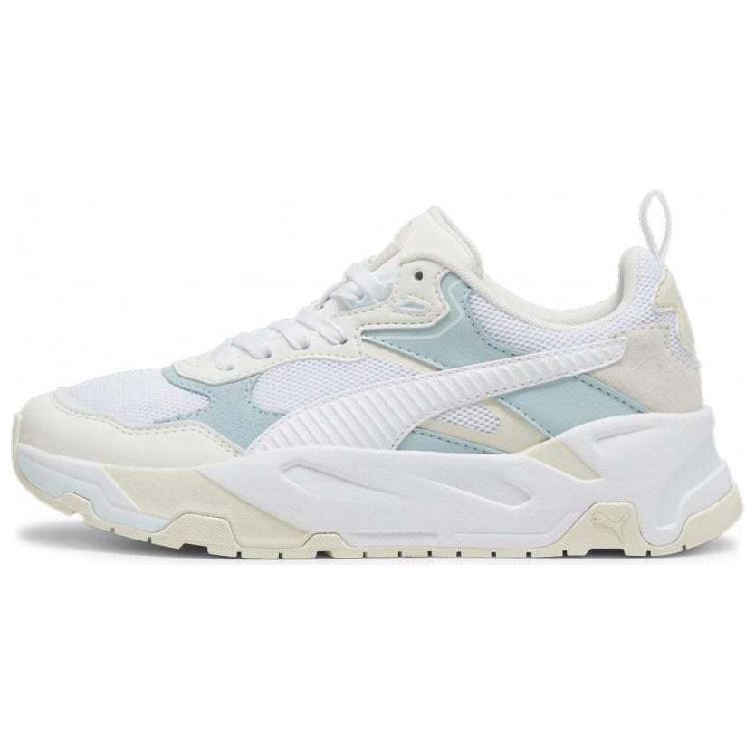 PUMA Trinity Low top Casual Shoes Women's Beige White Blue